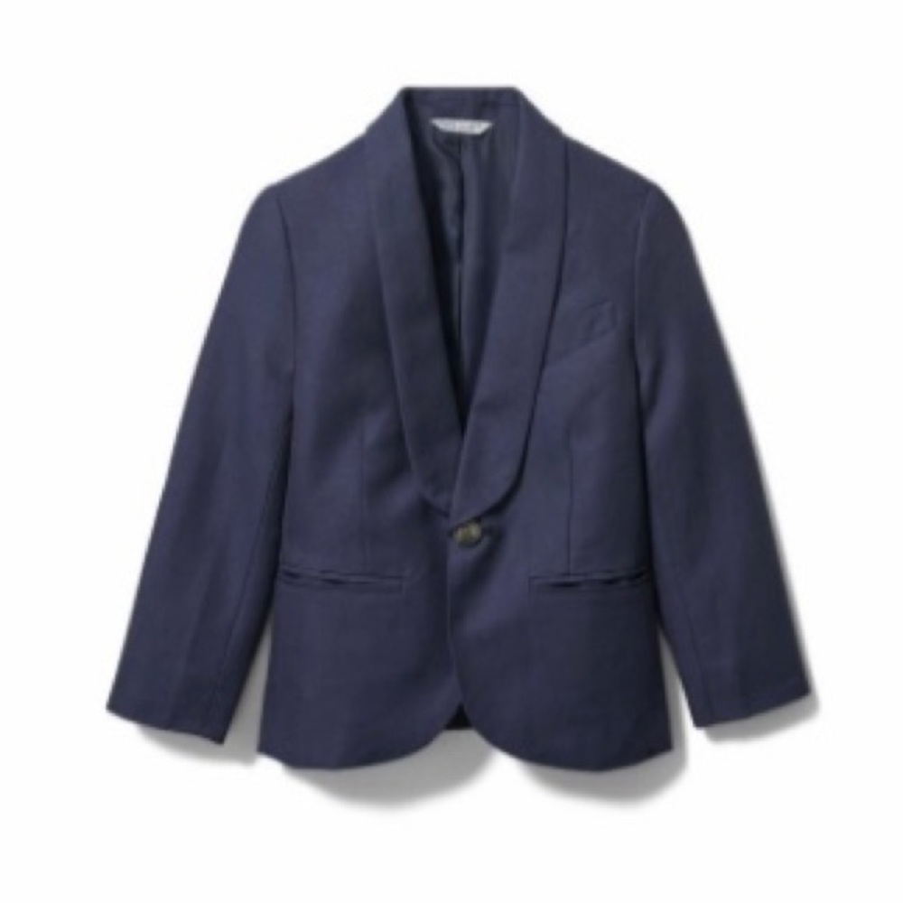 Janie and Jack boys’ linen vest, jacket and pants set